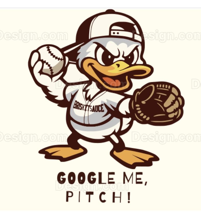 Logo for GOOGLE ME, PITCH!