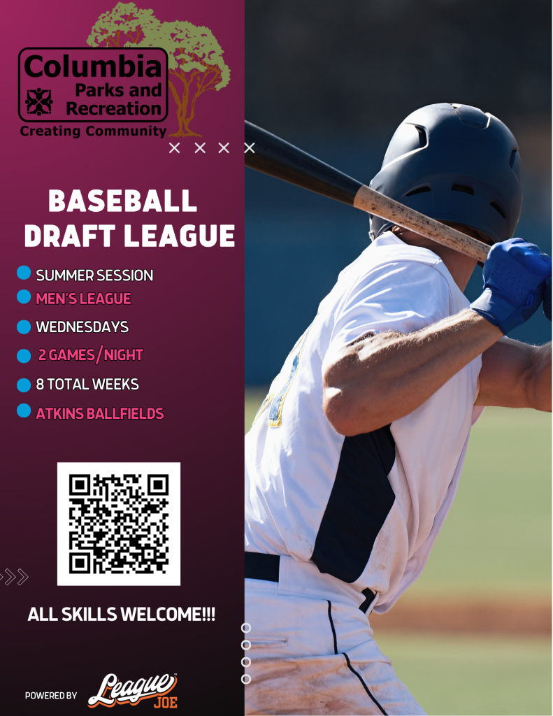 Columbia Rec Baseball League Logo